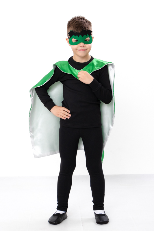 Маскарадний плащ із маскою "Супергерої"